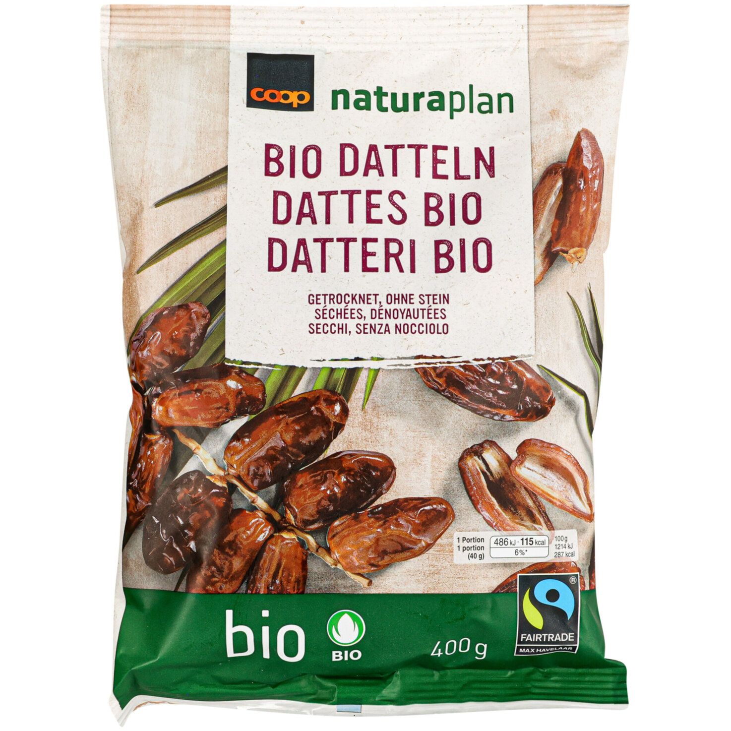 Naturaplan Bio Fairtrade Datteln -