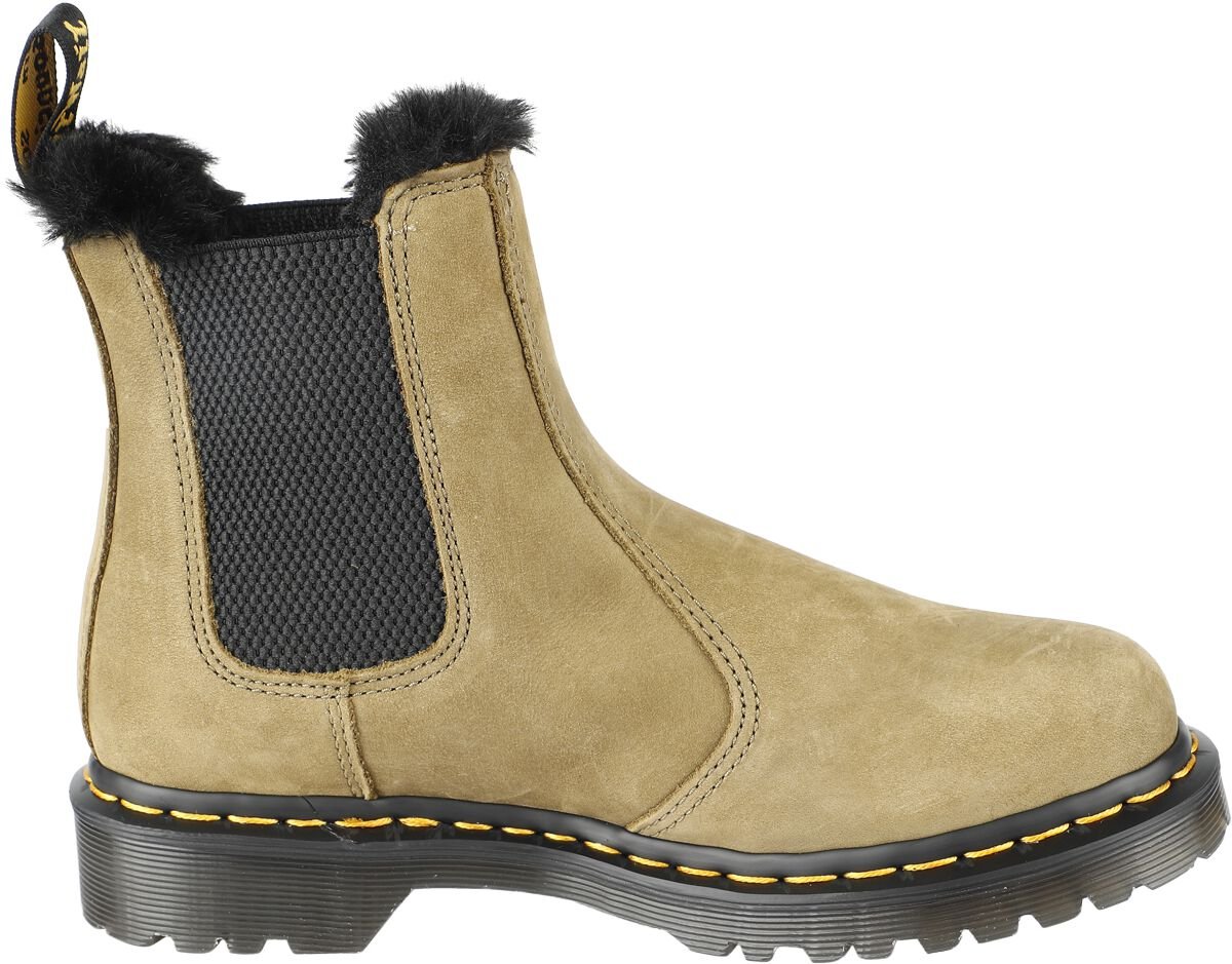 2976 Leonore - Dms Olive Buffbuck | Dr. Martens Bottes