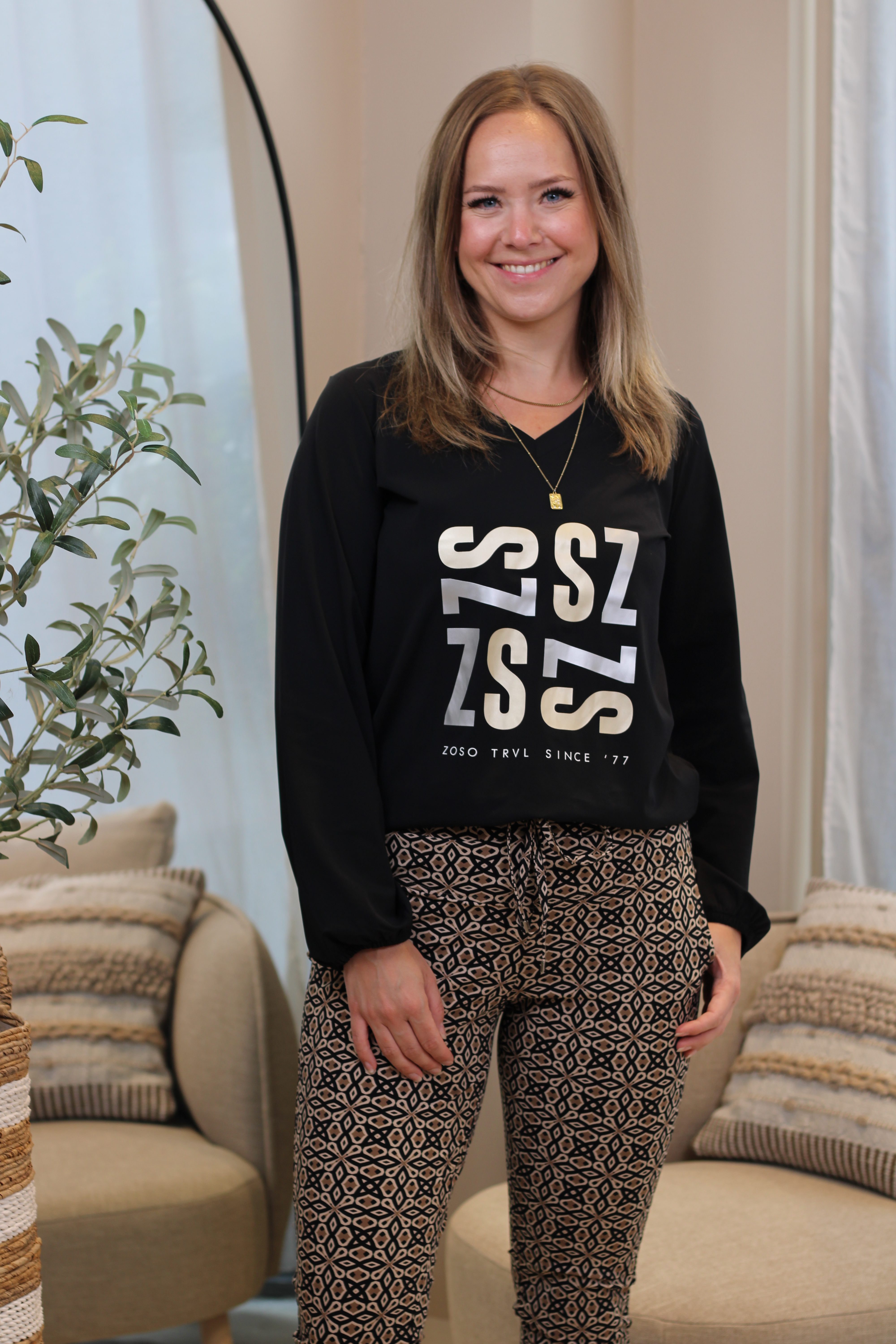 Zoso - Caroline Travel T-Shirt - Black