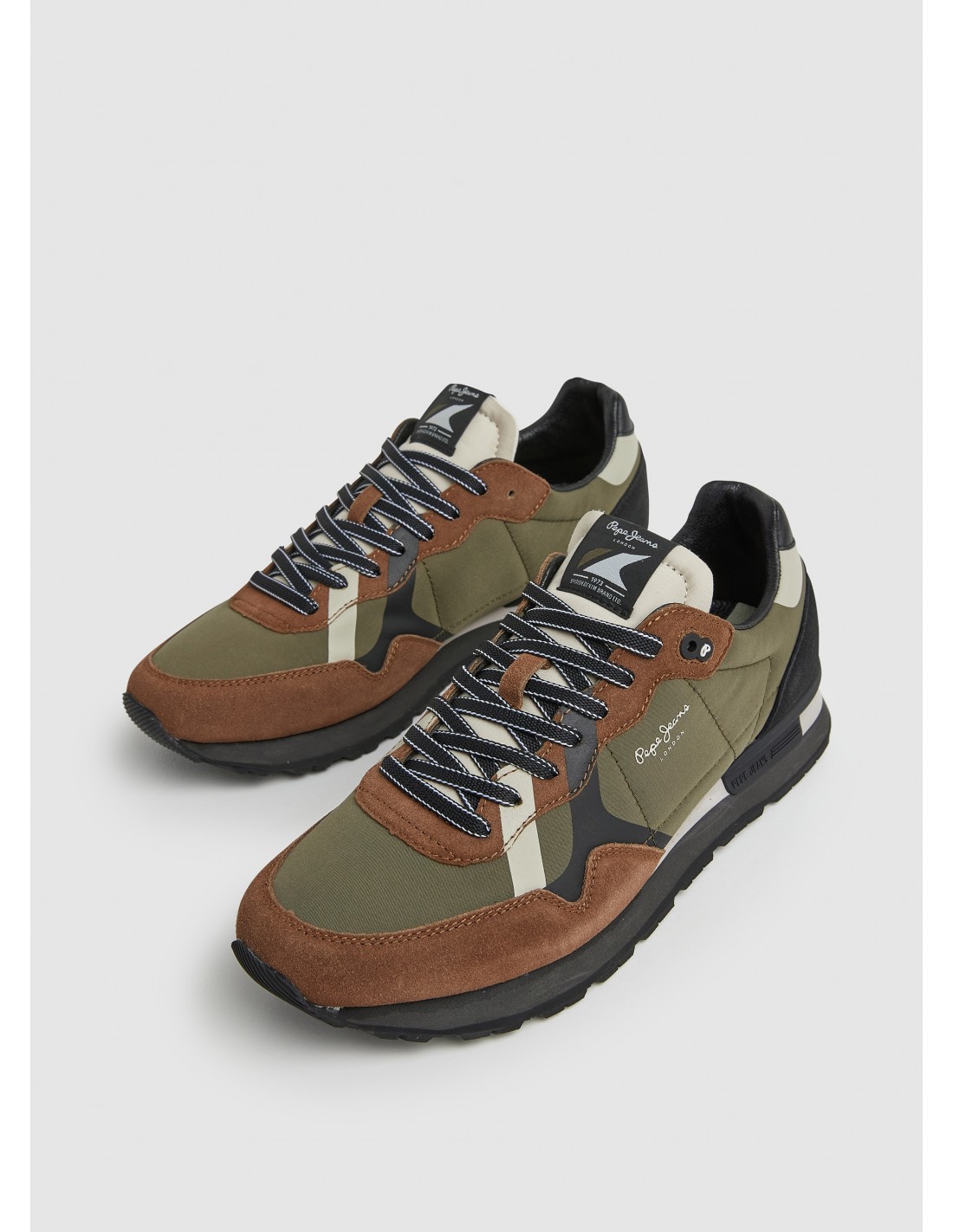 pepe jeans Baskets de ville homme brit print m