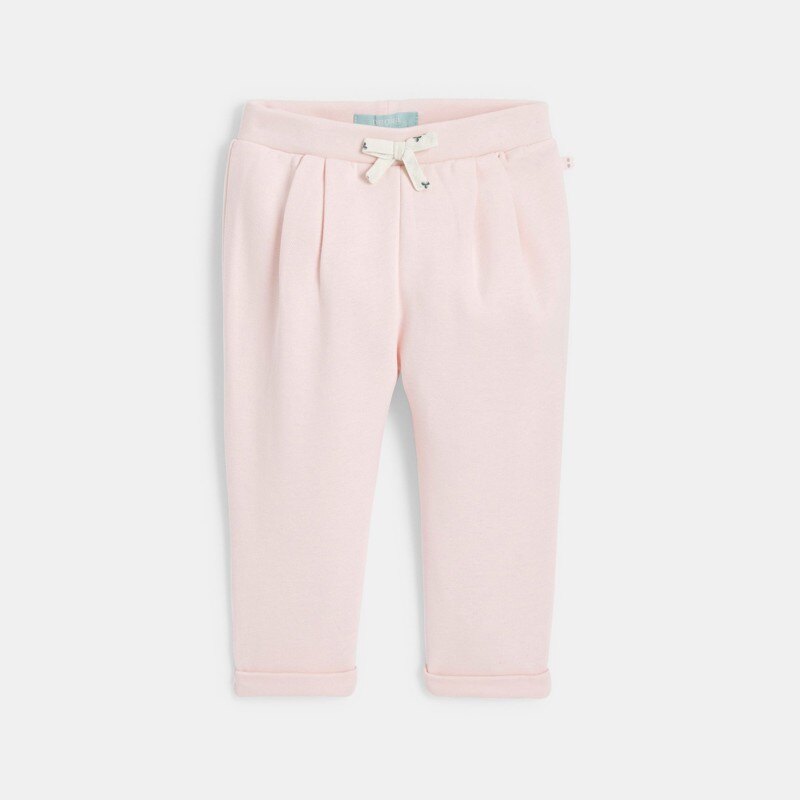 Pantalon molleton rose bébé fille Rose