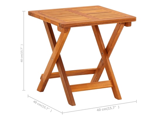 VIDAXL - Bain de soleil Chaise longue de jardin avec table et coussin bois d'acacia