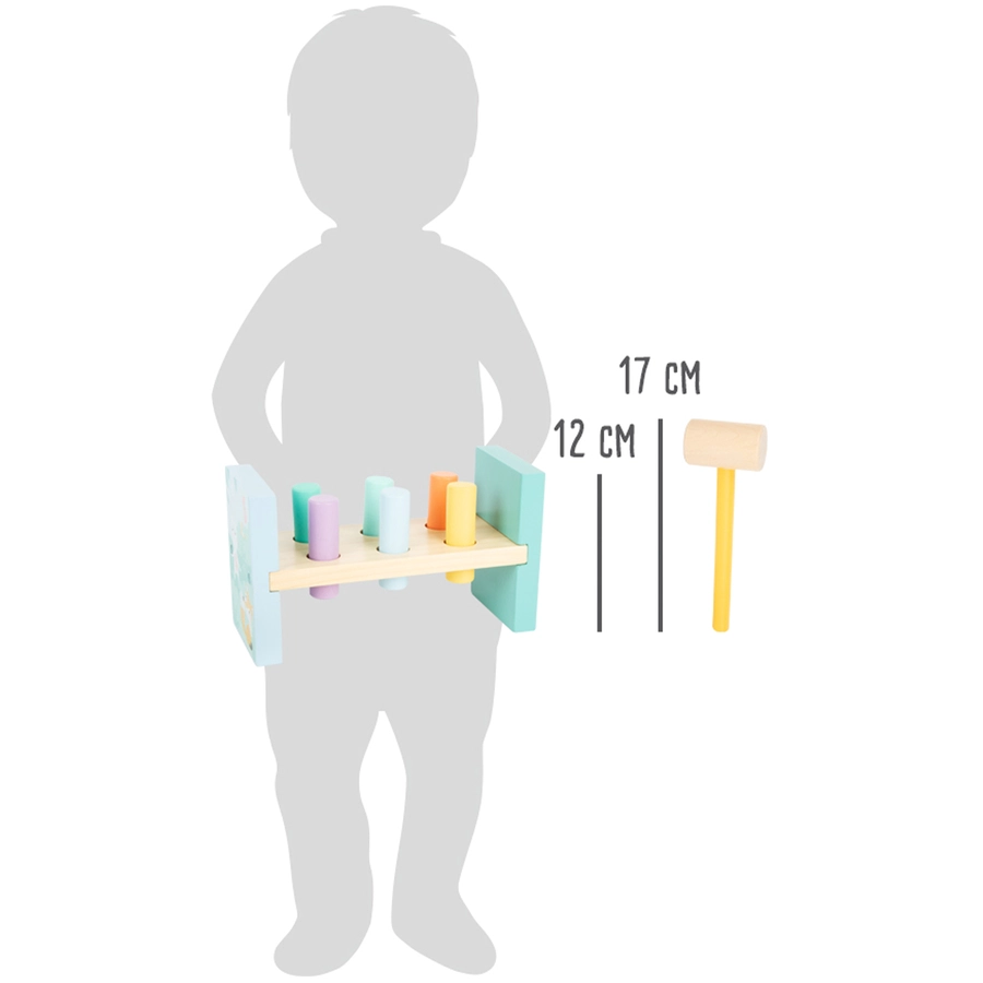small foot® Klopfbank Pastell