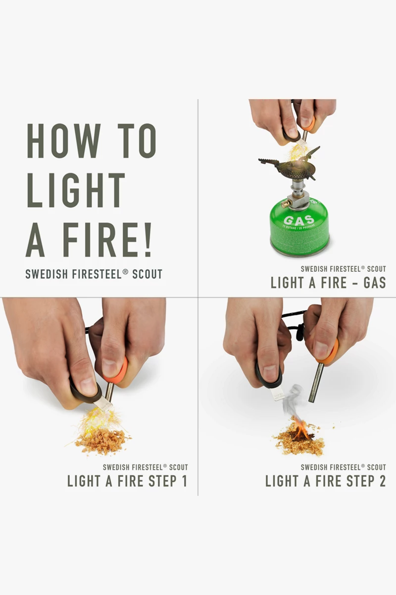 Light my fire FireSteel BIO Scout 2in1 Feuerstahl