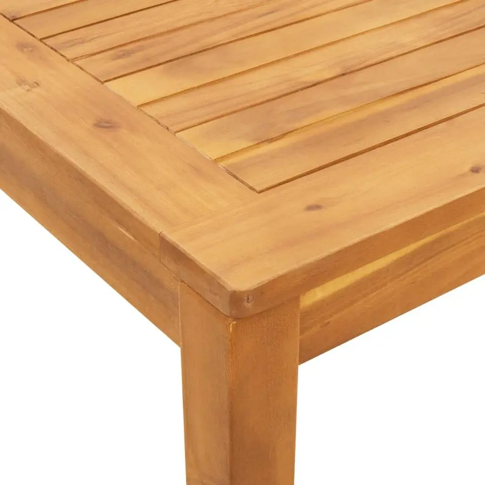vidaXL - Tuintafel - Bruin - Acaciahout - 110 x 110 x 75 cm