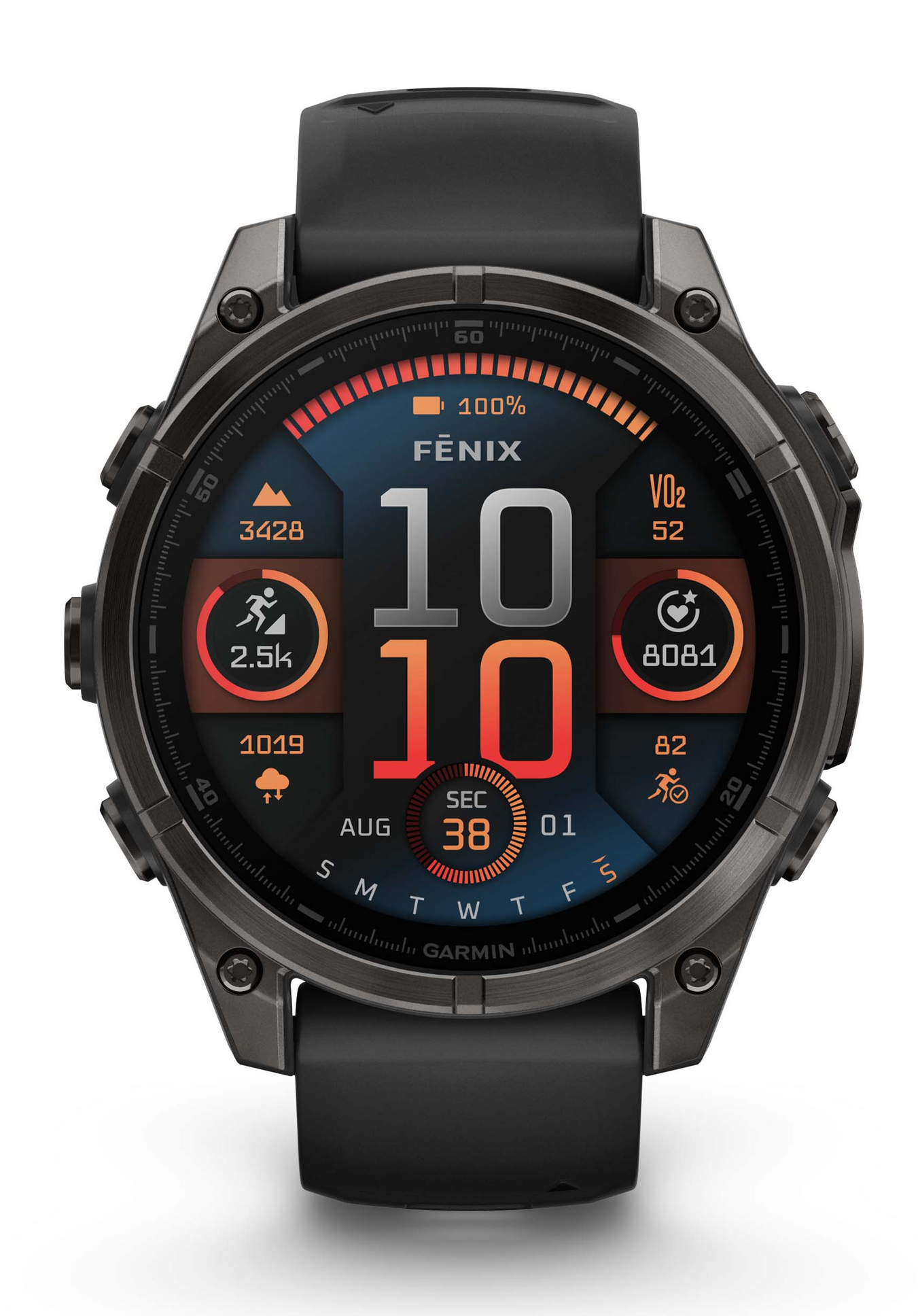 Garmin Fenix 8 47mm AMOLED Sapphire Schwarz 010-02904-21