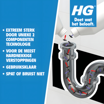 HG duo ontstopper 2 stuks 500 ml