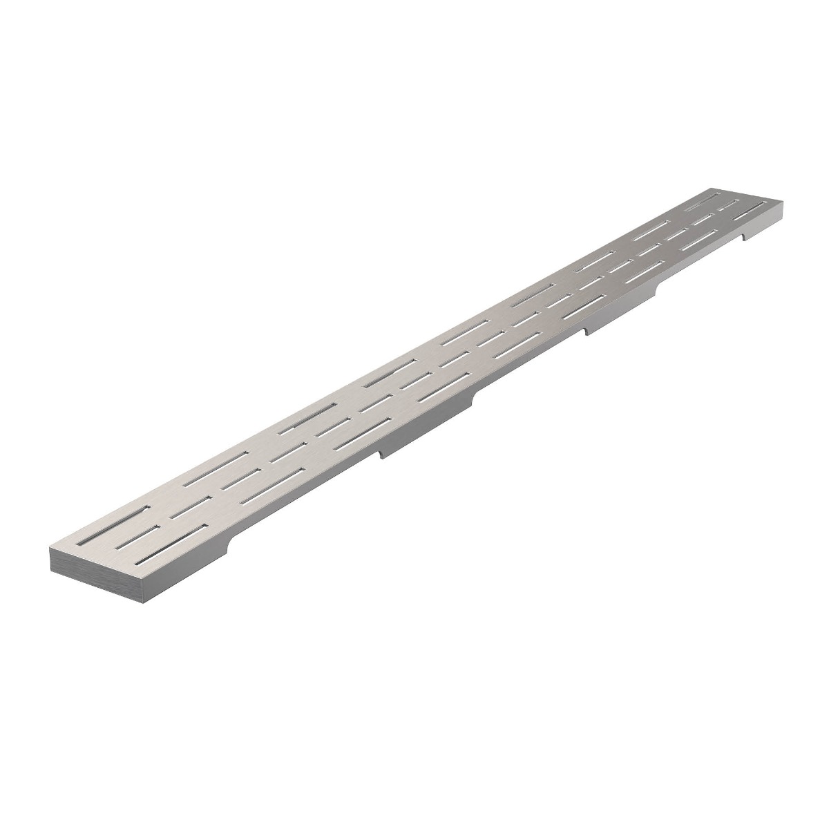 Brauer los standaard rooster 70cm RVS geborsteld