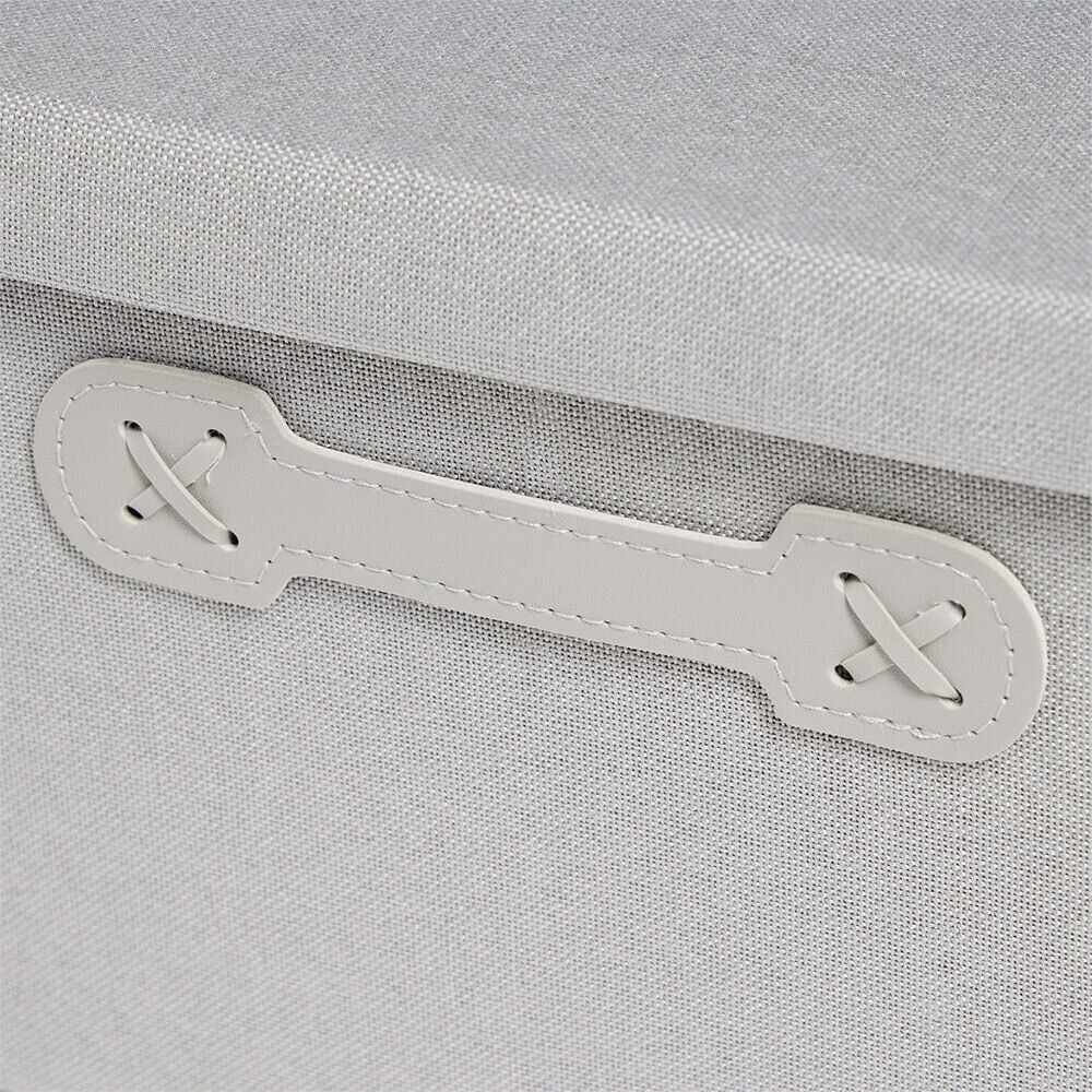 Boîte de rangement coton imprimé fleuri 40,5xH18x26,5cm