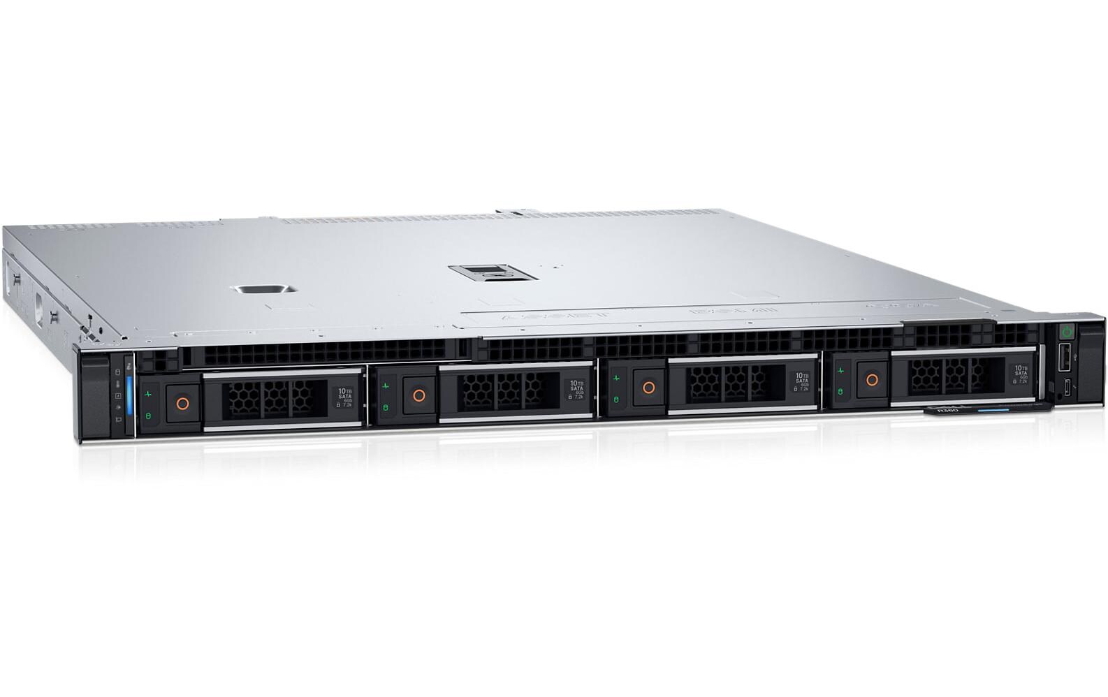 Server PowerEdge R360 Intel Xeon E-2468<br>Kompakter 1HE-Rackserver mit Intel Xeon CPU, ECC-Speicher, iDRAC9 Enterprise und Hot-Plug-fähigen SSDs – ideal für Datenbanken, Edge-Computing und Collaboration-Anwendungen