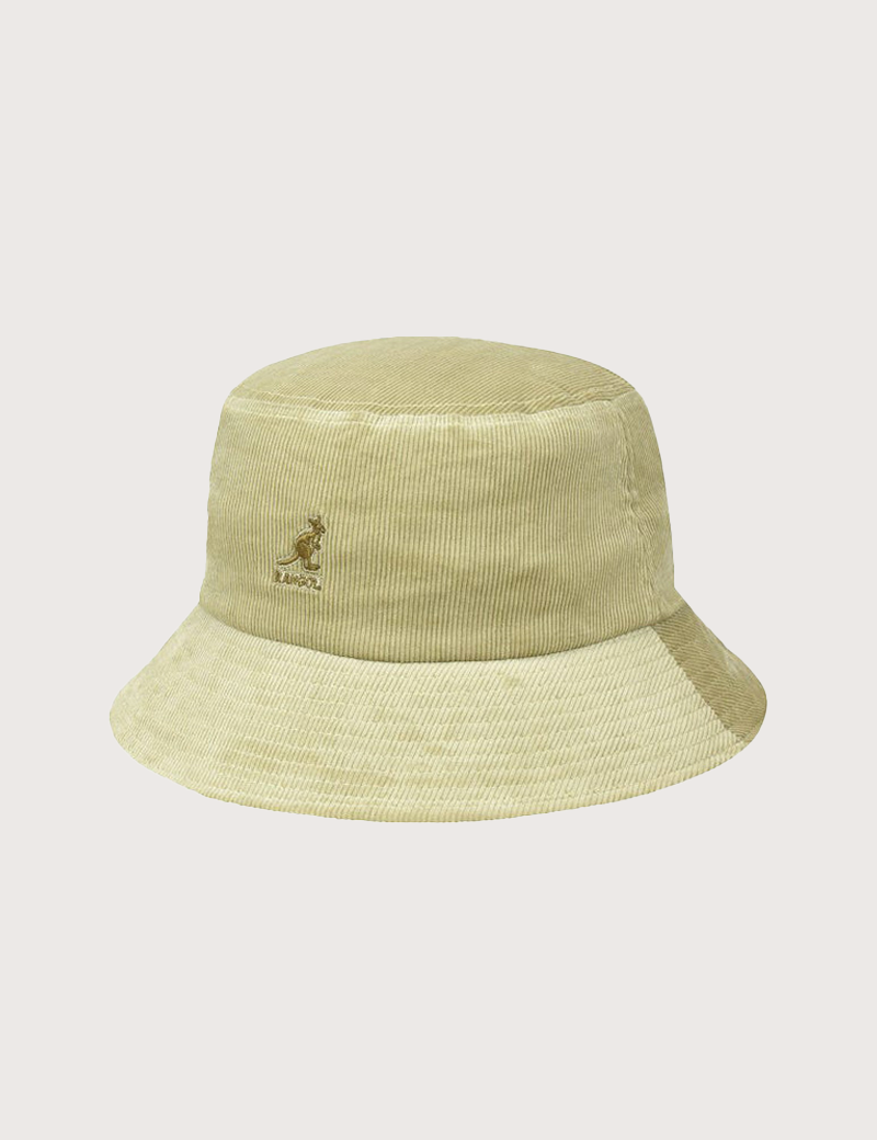 KANGOL BOB SEAU À CORDES  VELOURS BEIGE