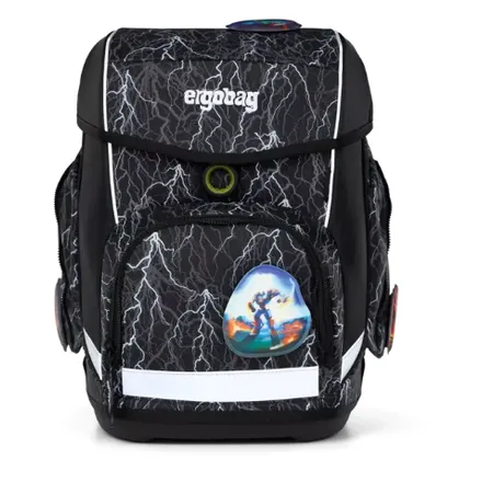 ergobag CUBO Schulrucksack-Set Super ReflektBär, 5-teilig