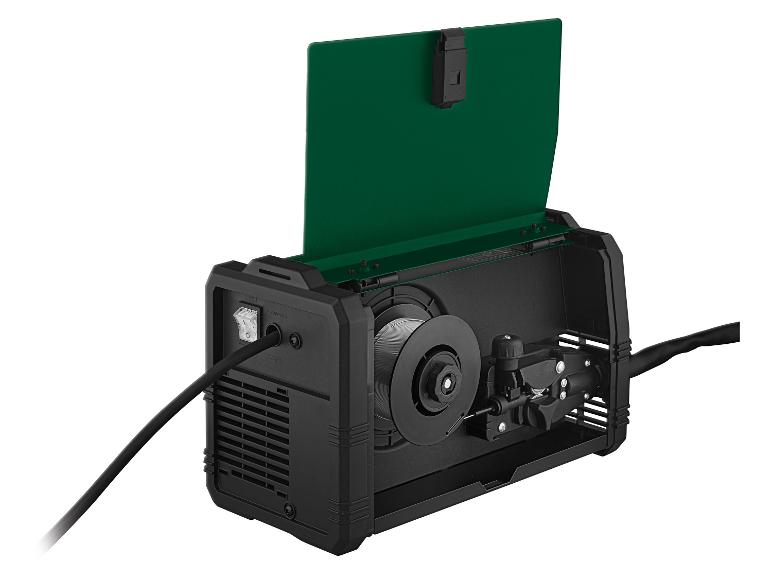 Inverter lasapparaat met automatische laskap