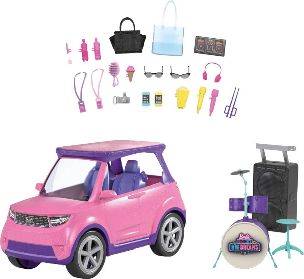 Mattel GYJ25 Barbie Big City Big Dreams SUV
