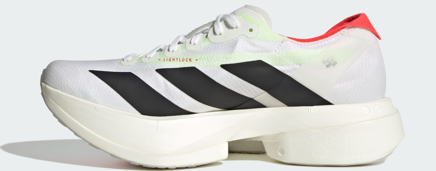 Adizero Adios Pro 4 Herre Cloud White/Core Black/Silver Metallic
