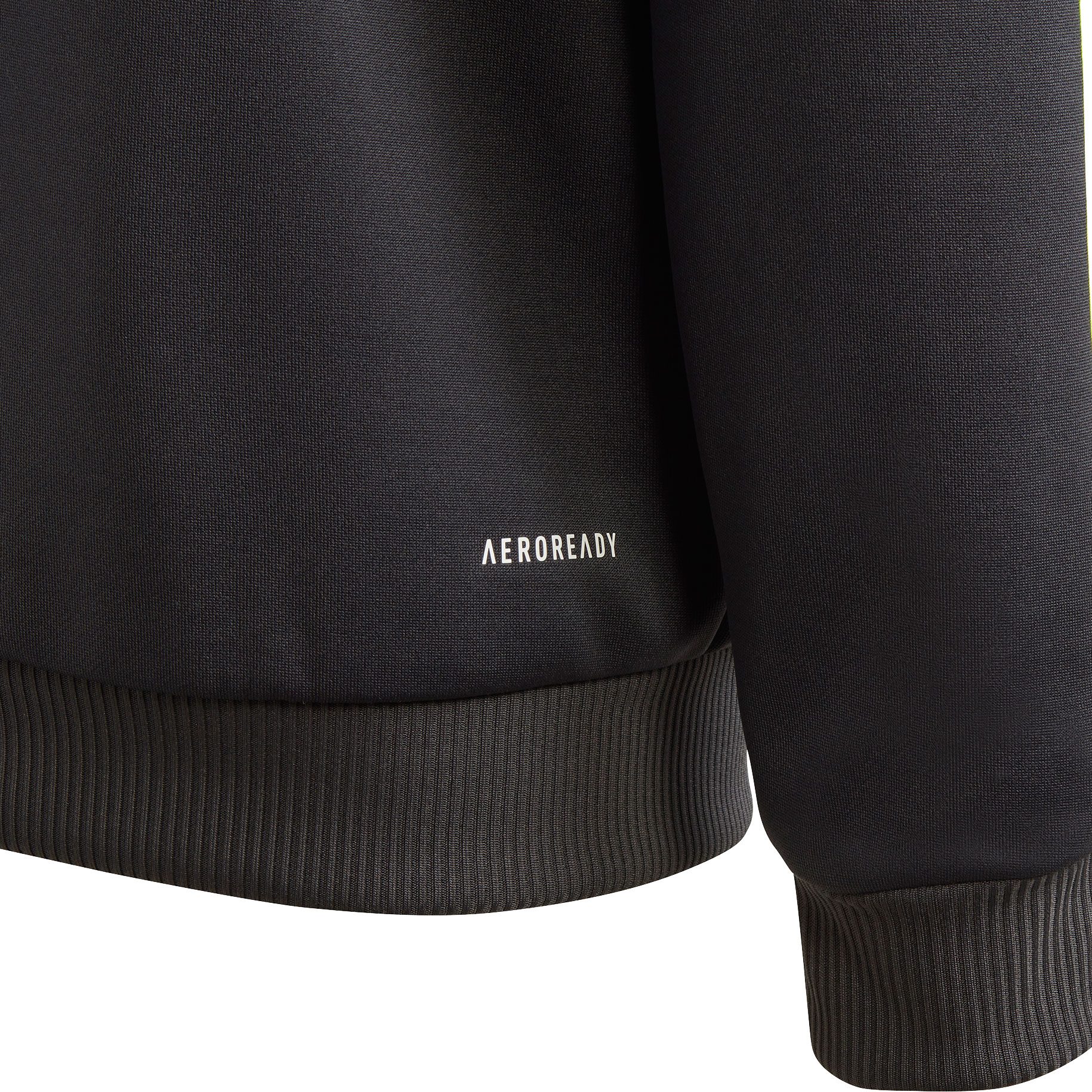 adidas Train Essentials Aeroready 3-Streifen Kapuzenjacke Jungen carbon