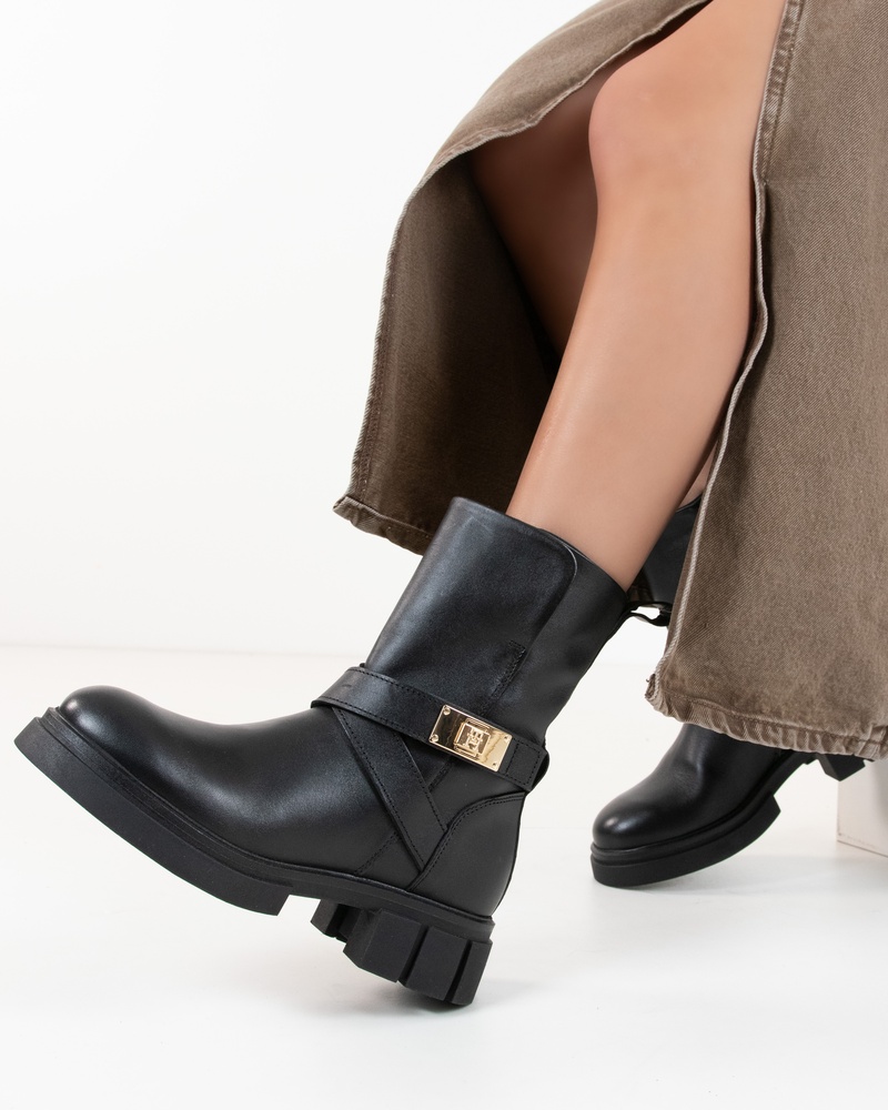 Tommy Hilfiger Sport Biker Bikerboots  - zwart