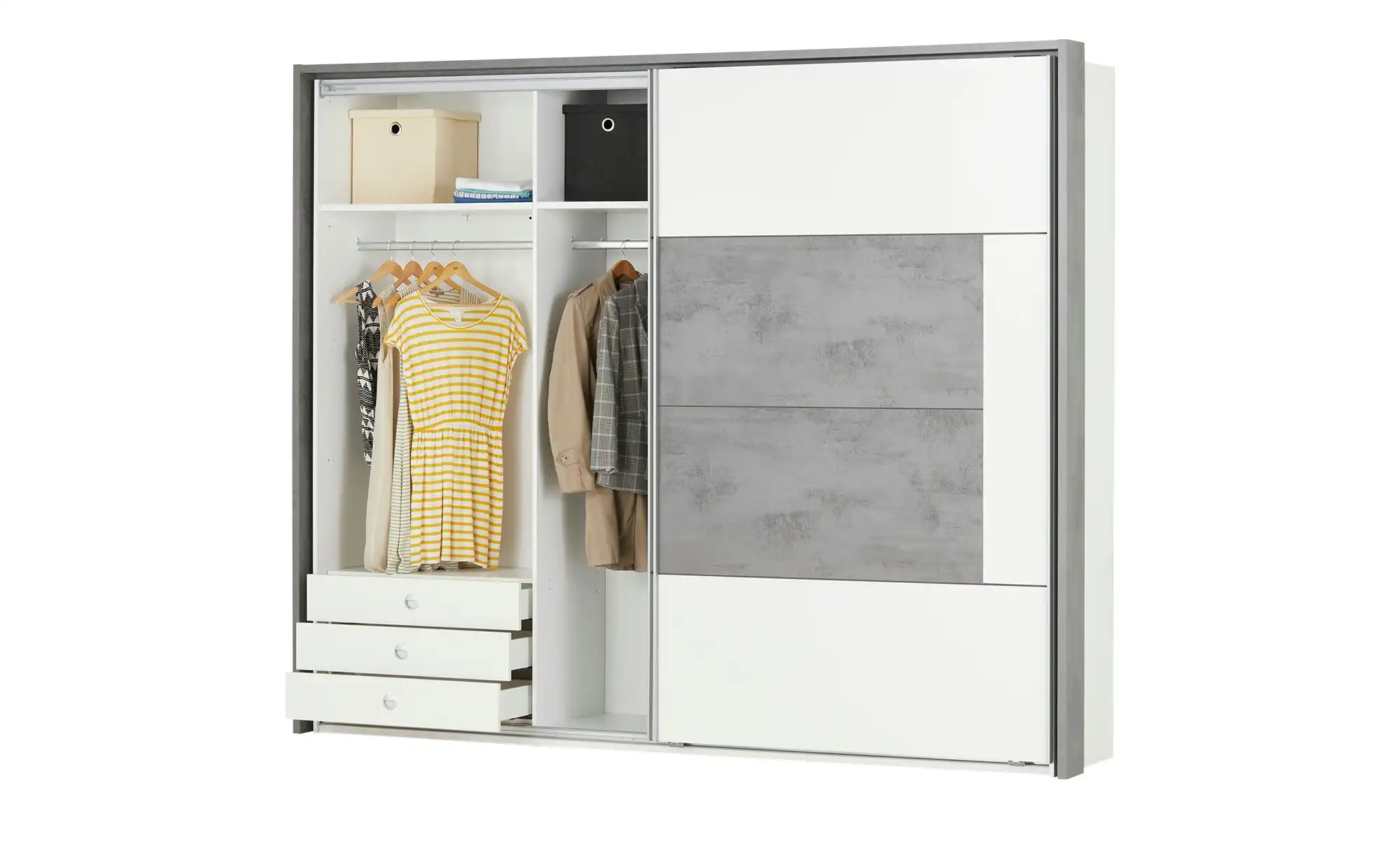 uno Schwebetürenschrank, 2-türig Allegre