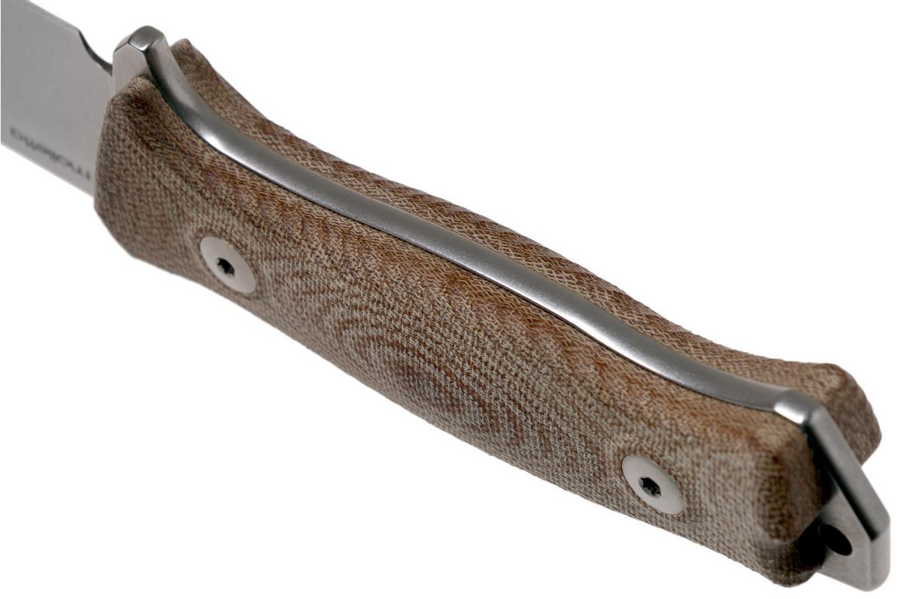 LionSteel M5 CPM 3V, Natural Canvas Micarta, Knivesandtools Exclusive survivalmes