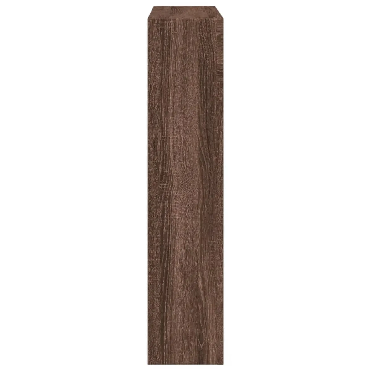 vidaXL Cadre de cheminée chêne marron 81x18x82 cm bois d'ingénierie