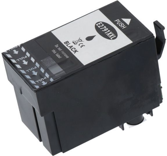PrintAbout huismerk Inktcartridge 27XXL (T27914010) Zwart Hoge capaciteit Geschikt voor Epson