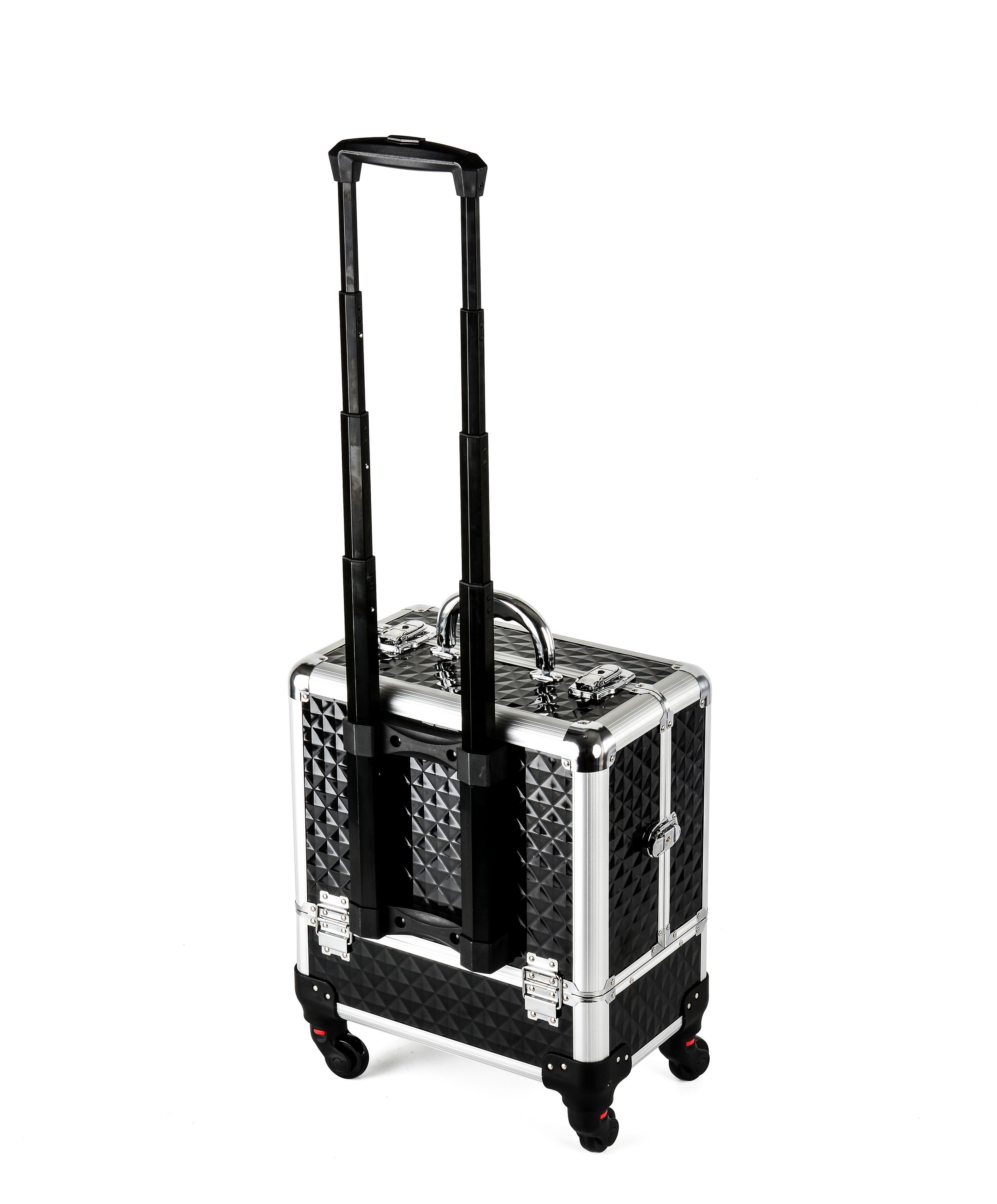 Kosmetikkoffer Trolley BEAUTY schwarz