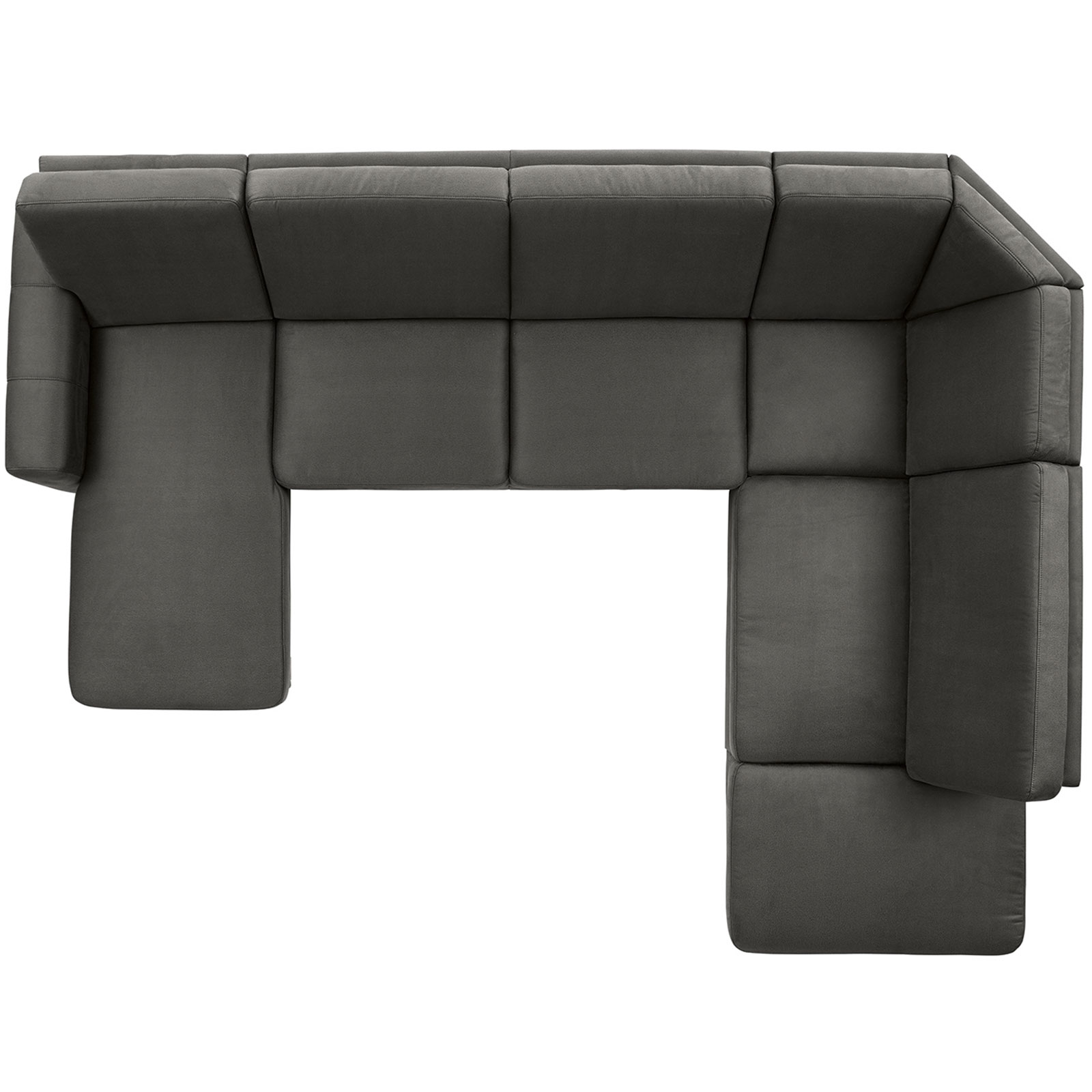 polsterpower Wohnlandschaft - Holiday steel - Basismodell - links