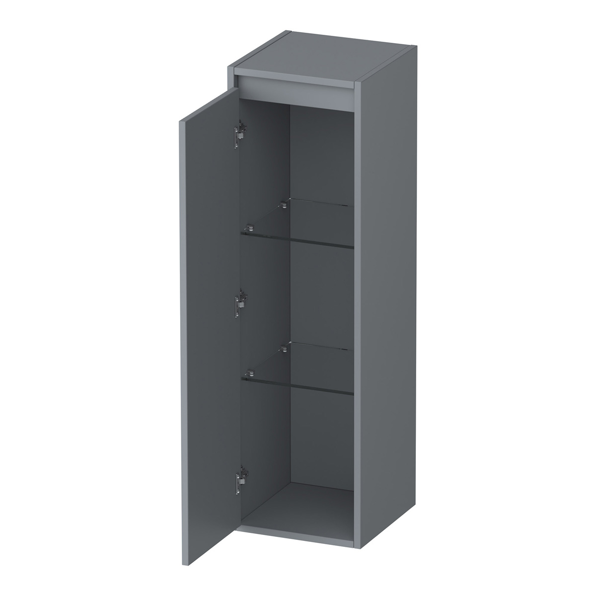 Brauer Adore Wavy kolomkast 120cm linksdraaiend grijs mat
