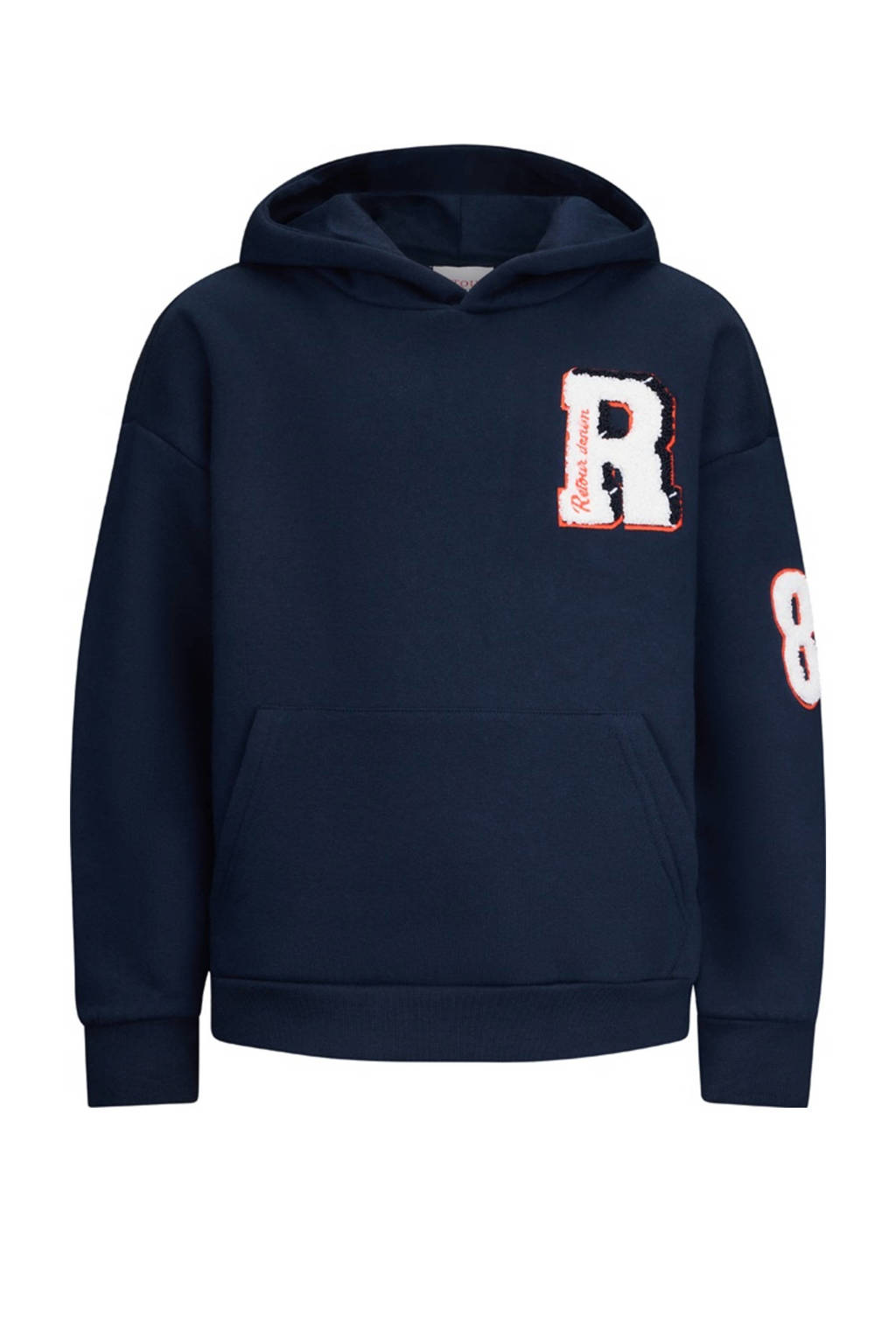 Retour Jeans hoodie Gote met logo donkerblauw