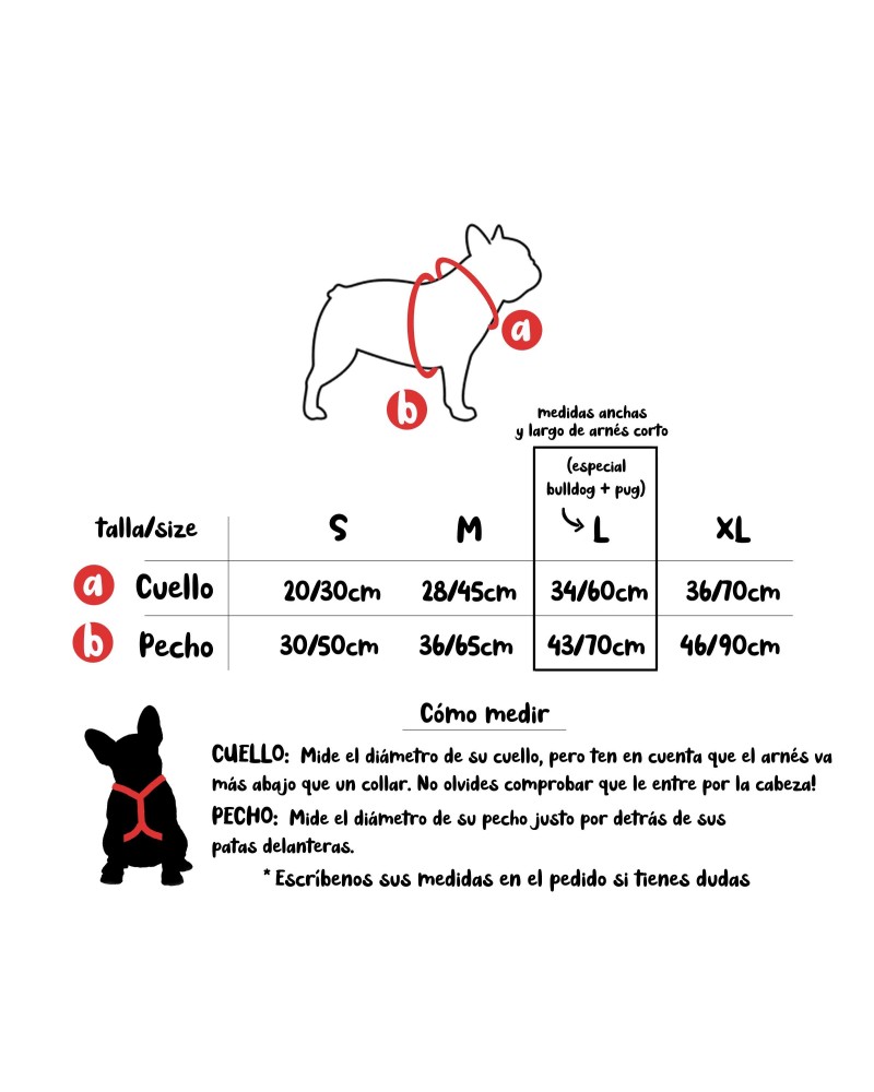 Coleira em H para cães, tamanho G