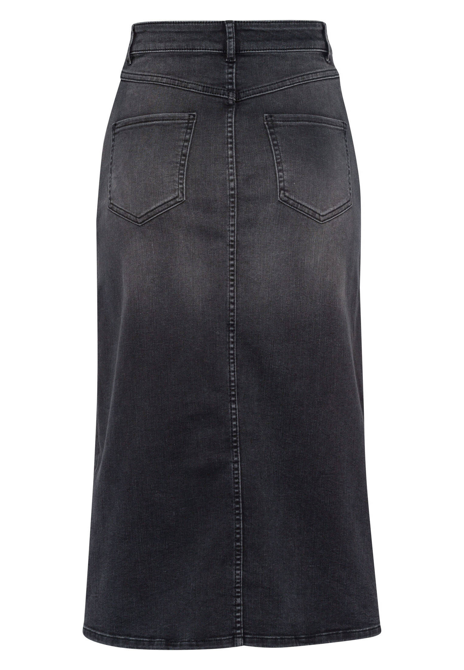 zero| Damen Jeansrock mit Schlitz
