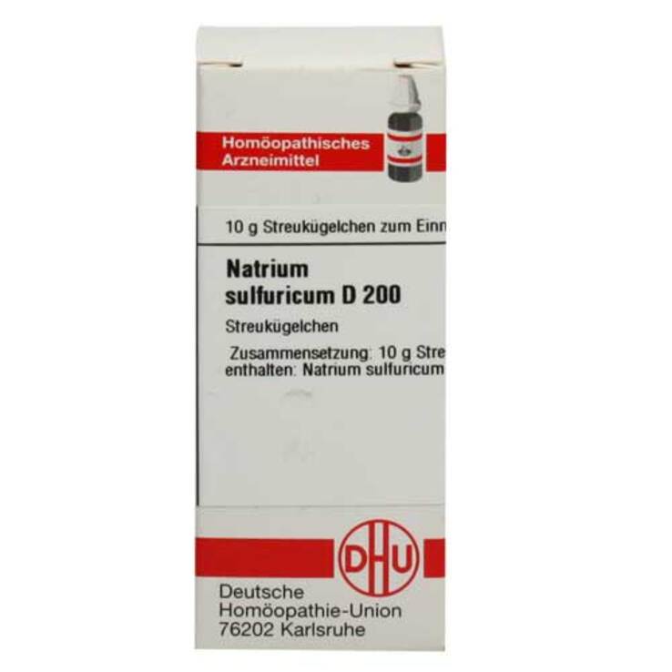 DHU Natrium sulfuricum C 200 Globuli, 10 g