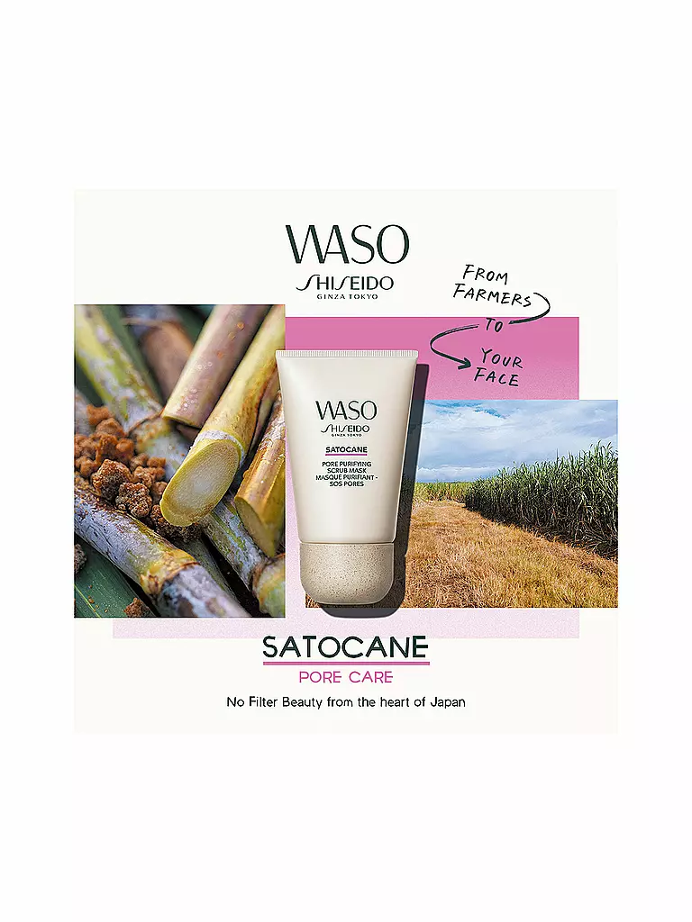 SHISEIDO WASO SATOCANE PORE PURIFYING SCRUB MASK 50ml keine Farbe