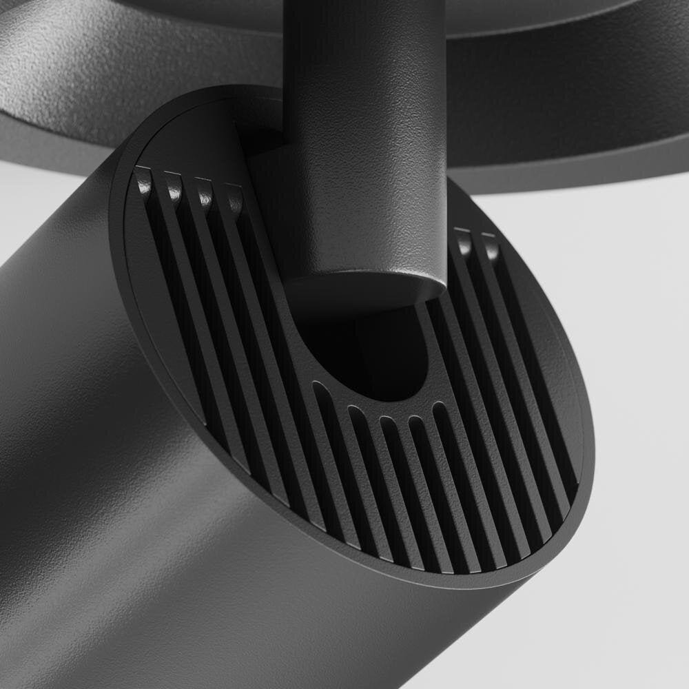 Focus inbouw plafondspot in zwart GU10