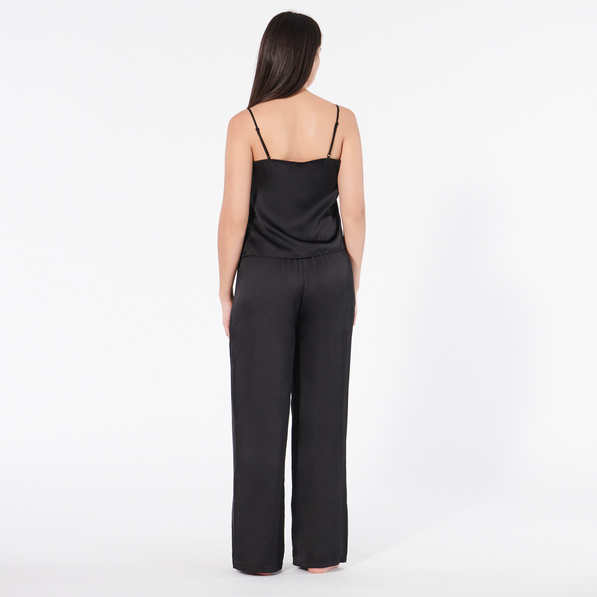 Pantalon en satin
