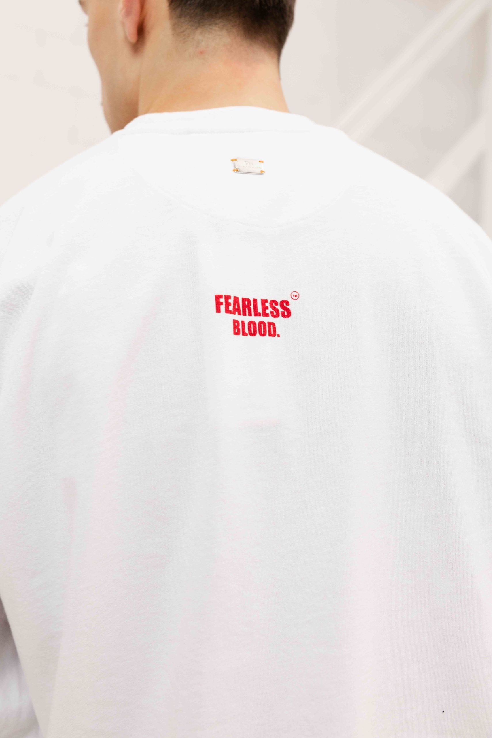 Fearless Blood Bonnie Longsleeve Shirt Heren Wit