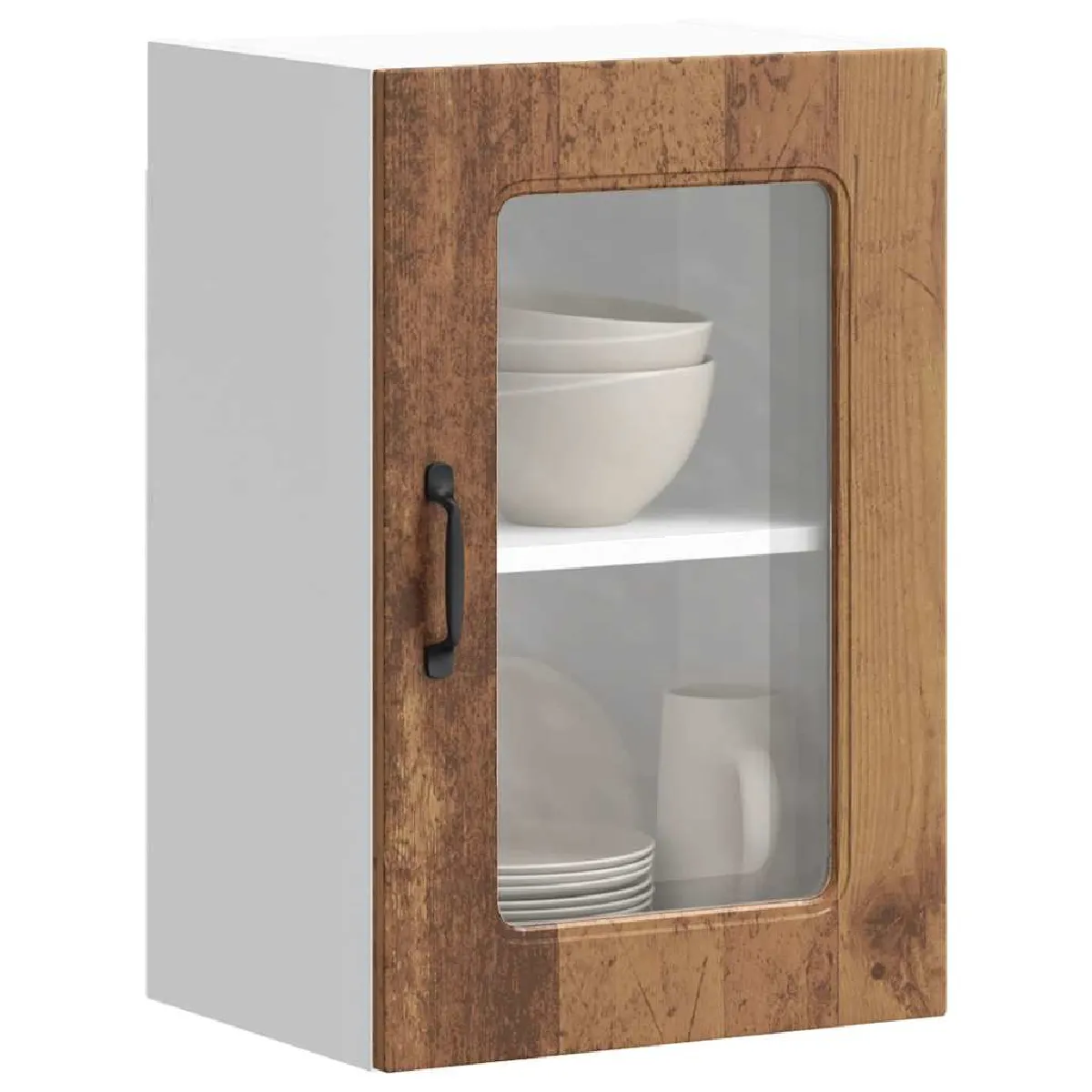 vidaXL Armoire murale cuisine Kalmar - Vieux bois