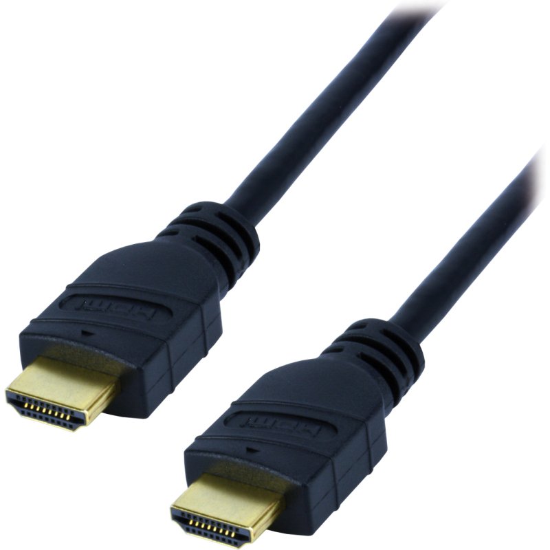 MCL 1m HDMI-Ethernet câble HDMI HDMI Type A (Standard) Noir