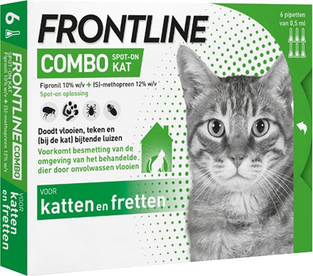 Frontline Combo spot-on katten en fretten 6 stuks