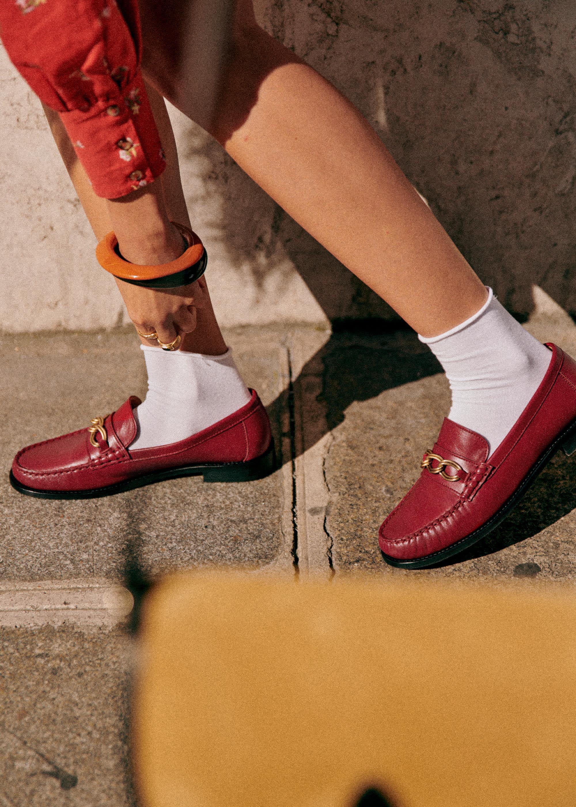 Mocassins Vicky - Rouge Lisse - SOULIERS/SOULIERS Mocassins 5906307