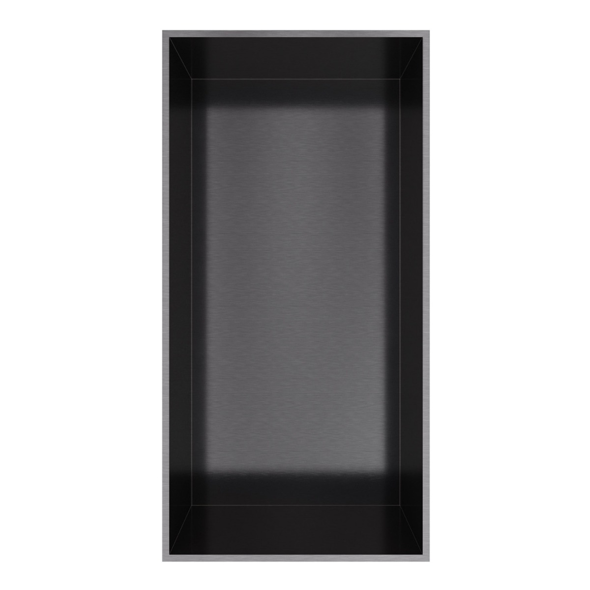 Hotbath &More frameless inbouwnis 30x15x10cm geborsteld zwart PVD