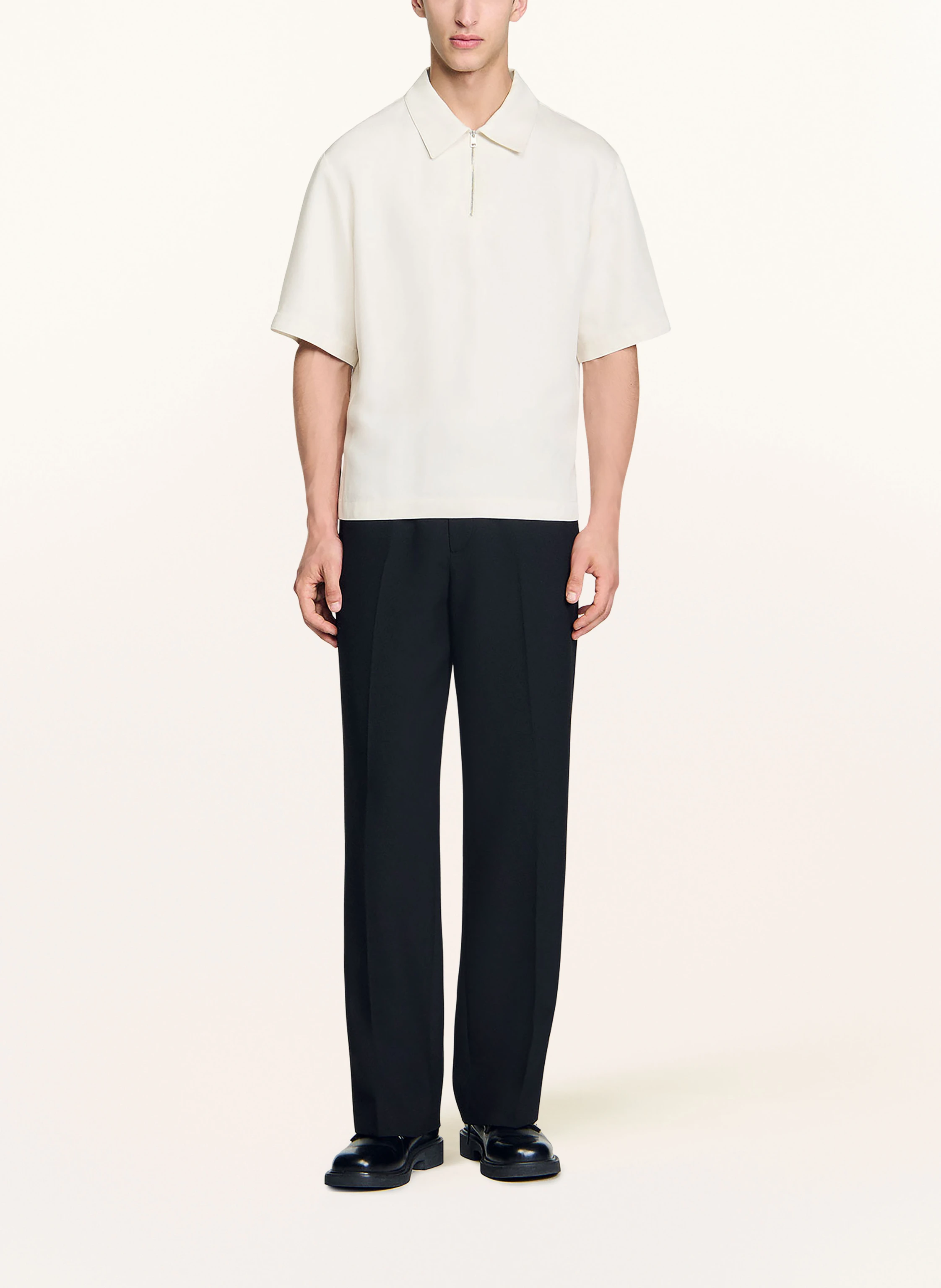 SANDRO Jersey-Poloshirt