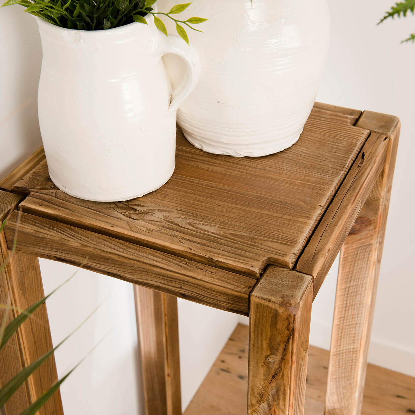 Macabane Sellette bois Sandy bois naturel  - 37.5x37.5x88.5 cm
