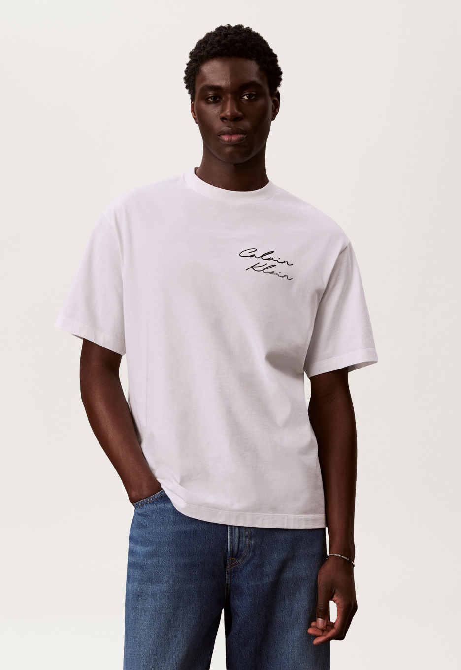 Calvin Klein Script Logo Graphic T-shirt