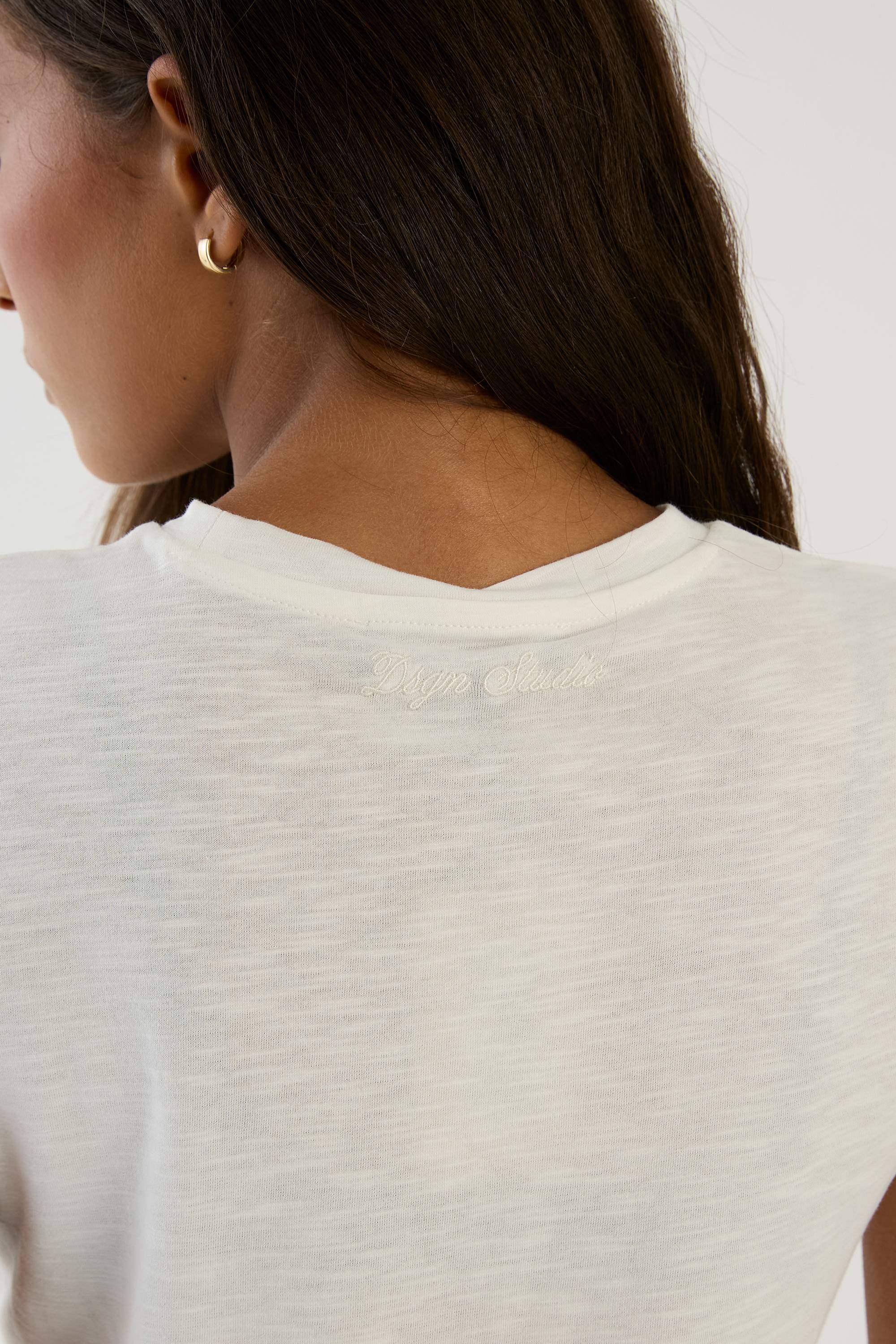 T-shirt À Manches Courtes En Slub Dsgn Studio