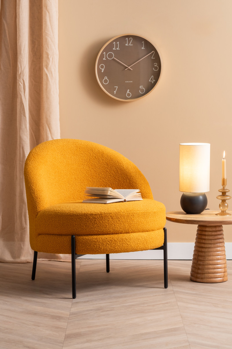 Chair Noble Teddy Curl LM2105BK Black