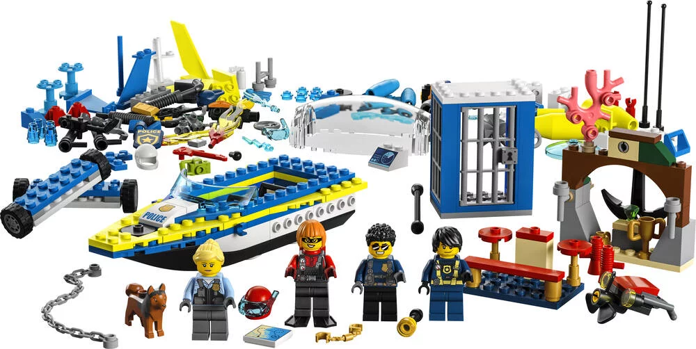LEGO®CITY 60355 - MISSIONS DES DETECTIVES DE LA POLICE SUR L’EAU