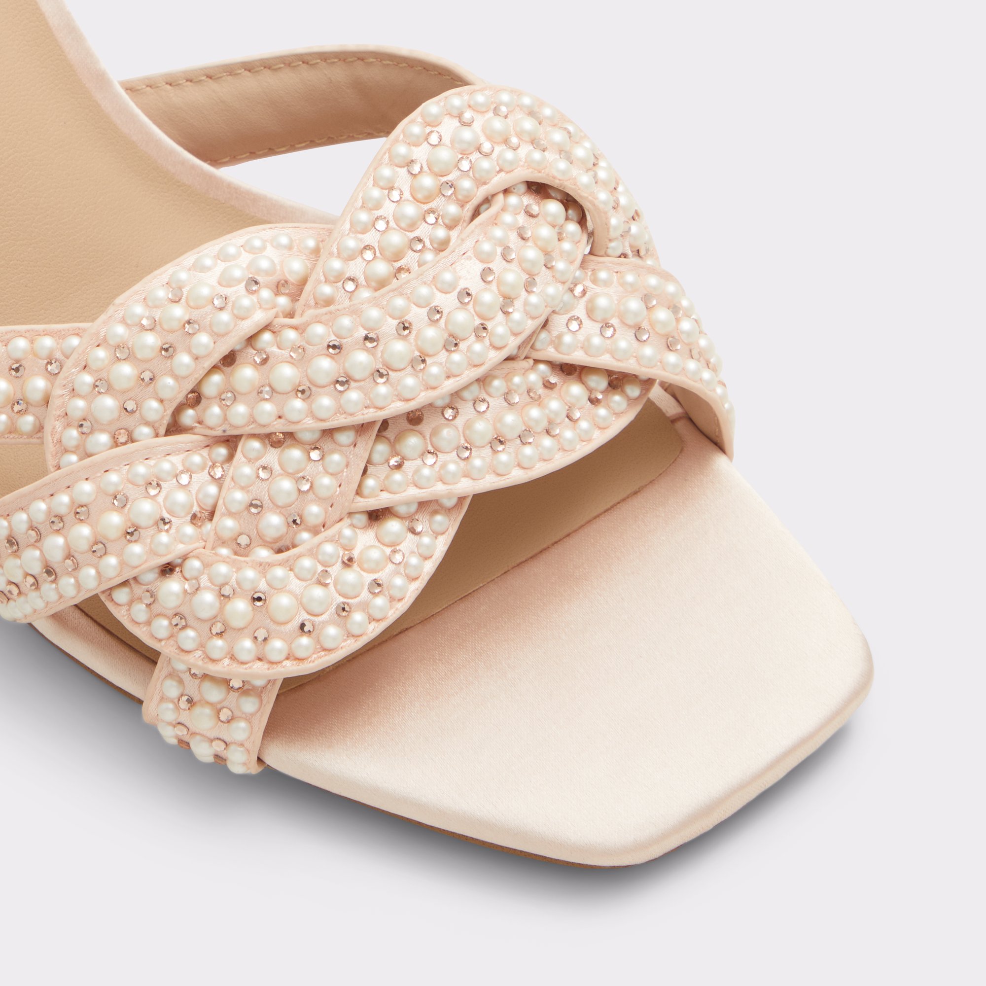 Grandly Light Pink Women Mule Shoes