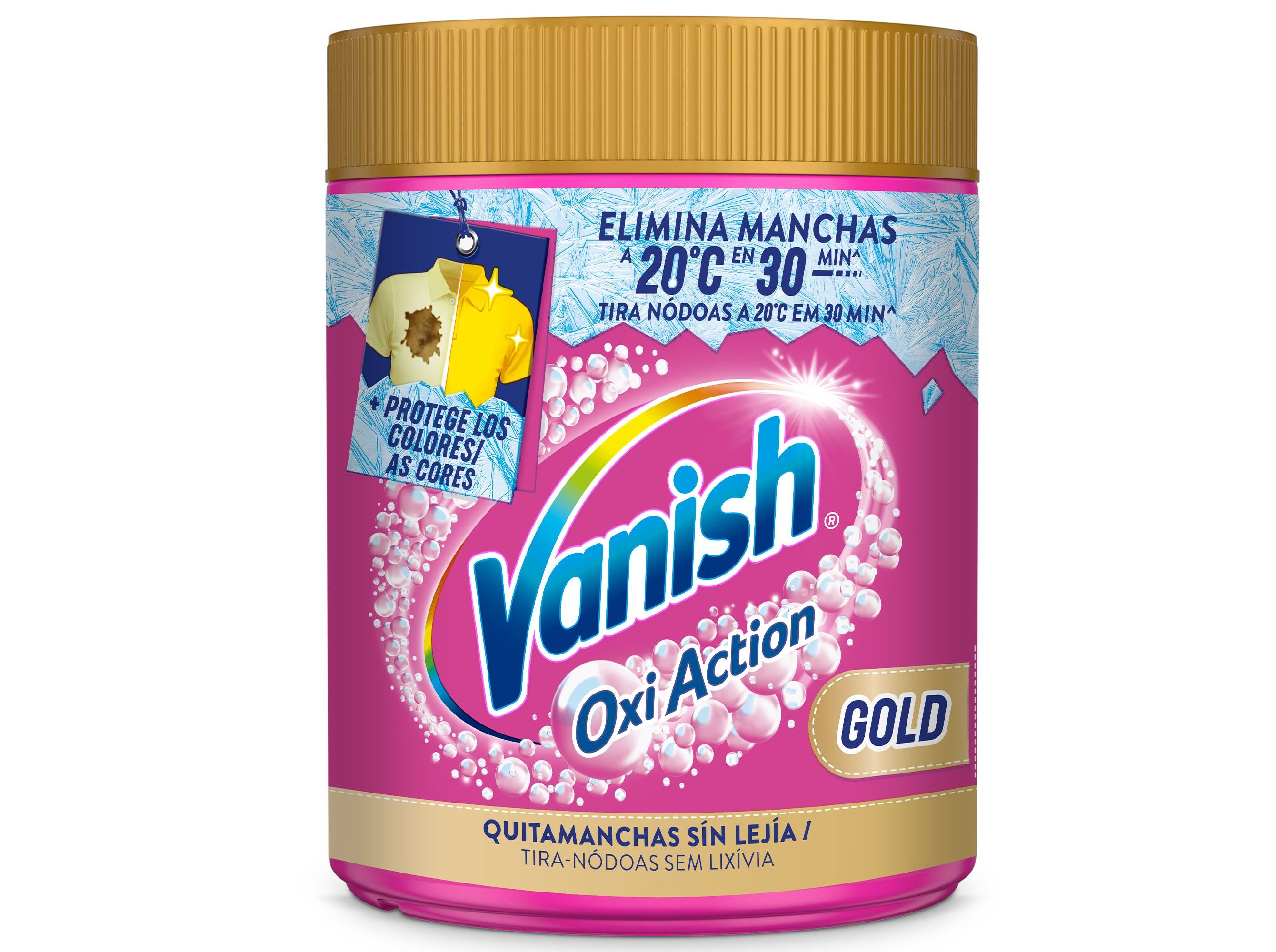 ADITIVO TIRA NÓDOAS PÓ OXI ADVANCE PINK VANISH 400G