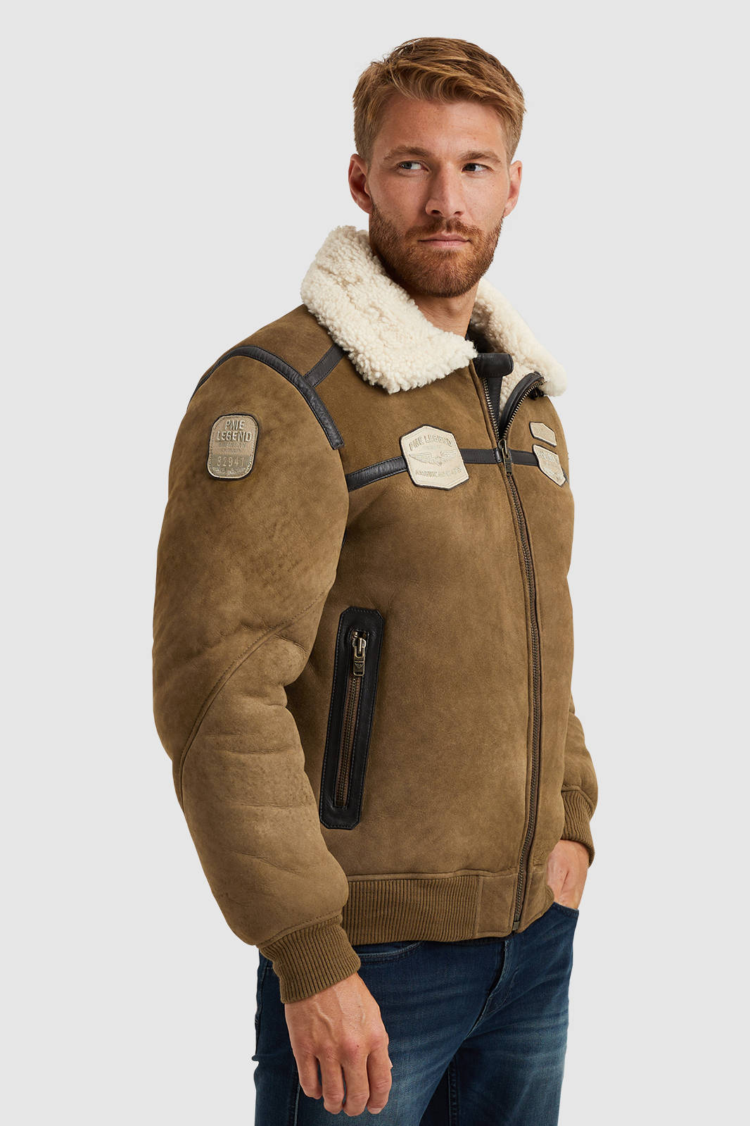 PME Legend leren jas STINMEN LTD bruin